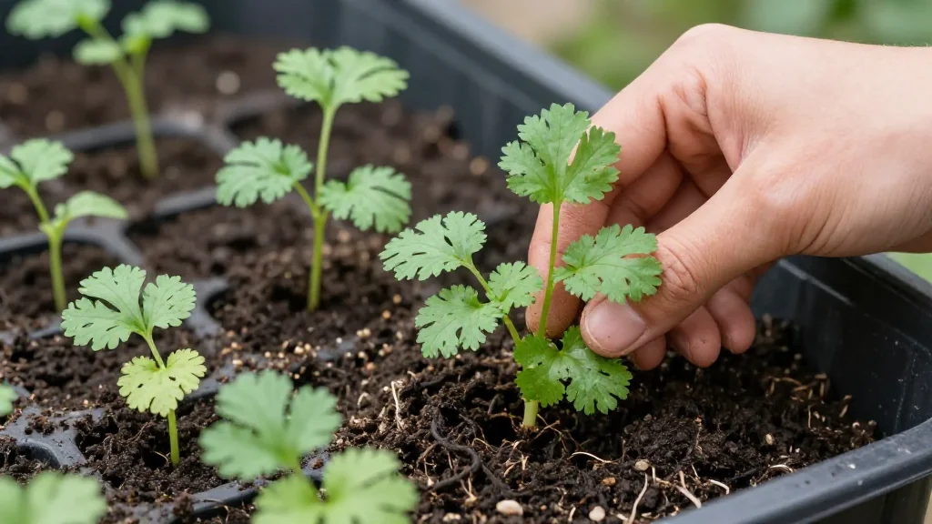 Cilantro en maceta &mdash; Latinoam&eacute;rica