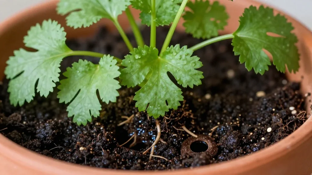 Cilantro en maceta &mdash; Latinoam&eacute;rica
