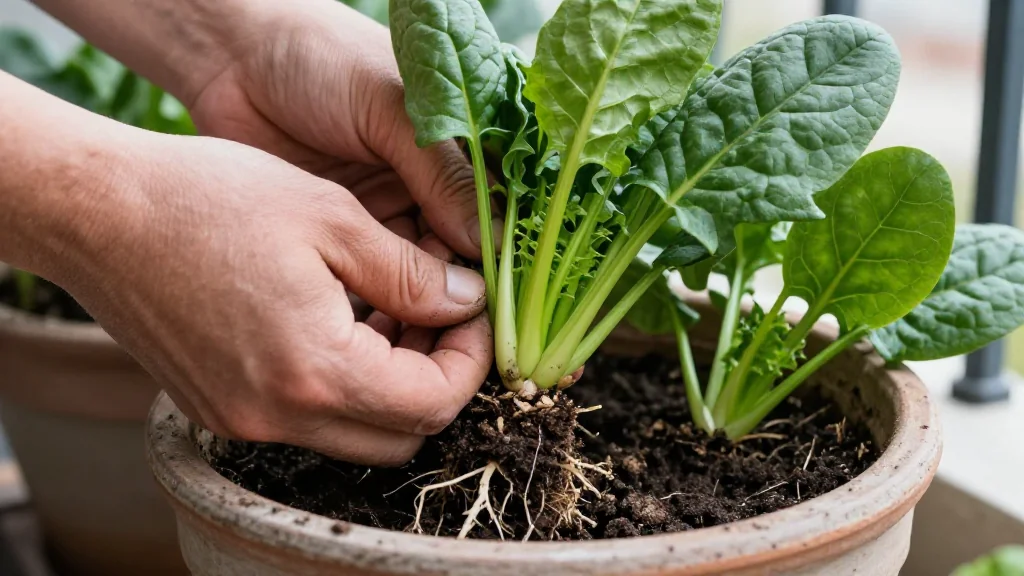 Espinaca en maceta &mdash; Latinoam&eacute;rica
