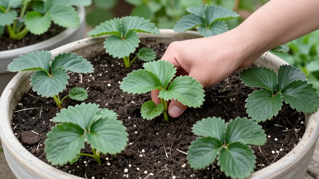 Fresa en maceta &mdash; Latinoam&eacute;rica
