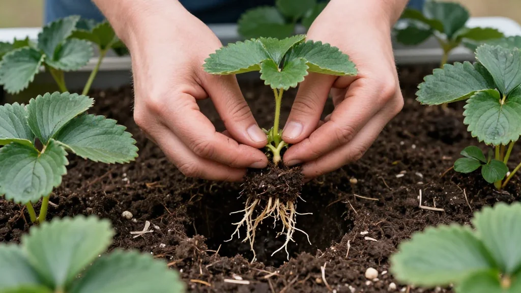 Fresa en maceta &mdash; Bogot&aacute;