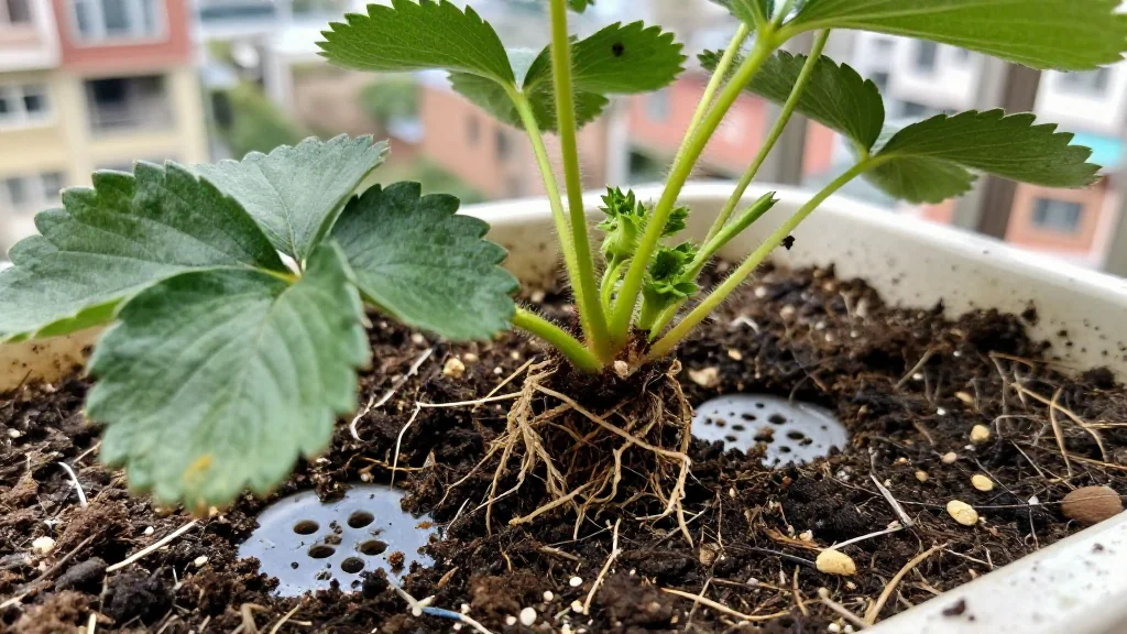 Fresa en maceta &mdash; Bogot&aacute;