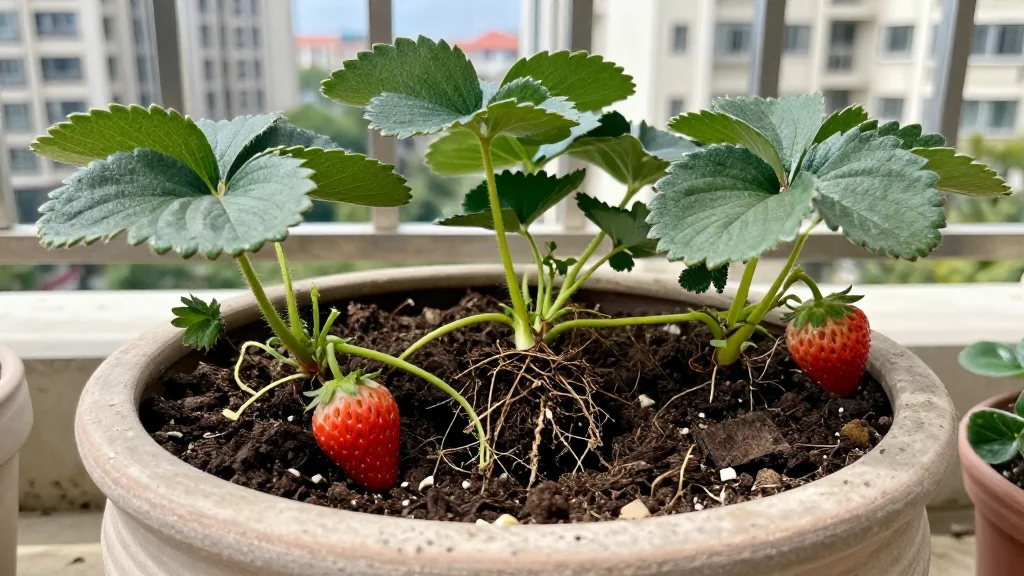 Fresa en maceta &mdash; Latinoam&eacute;rica