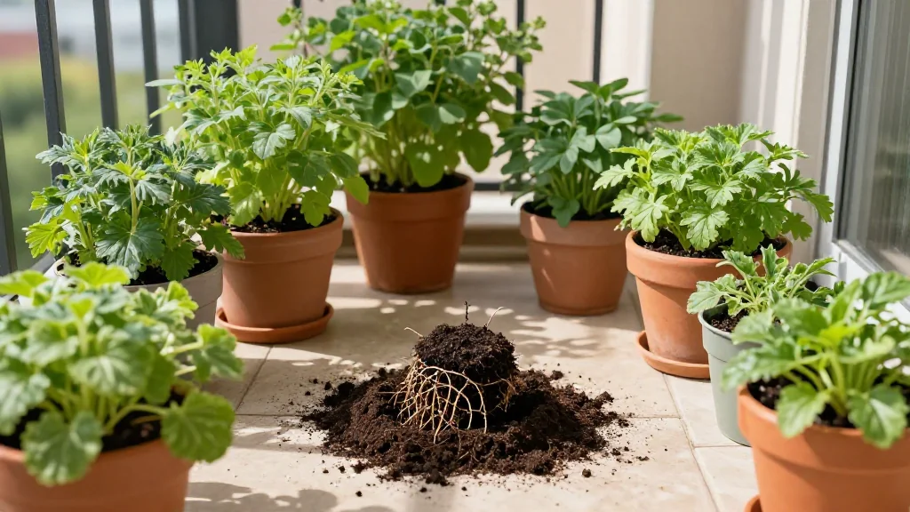 Compost en casa en maceta peque&ntilde;a en maceta &mdash; Latinoam&eacute;rica