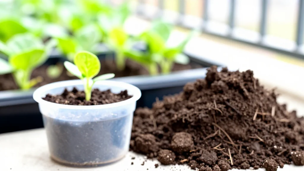 Lombricomposta sin olor en departamentos en maceta &mdash; Latinoam&eacute;rica