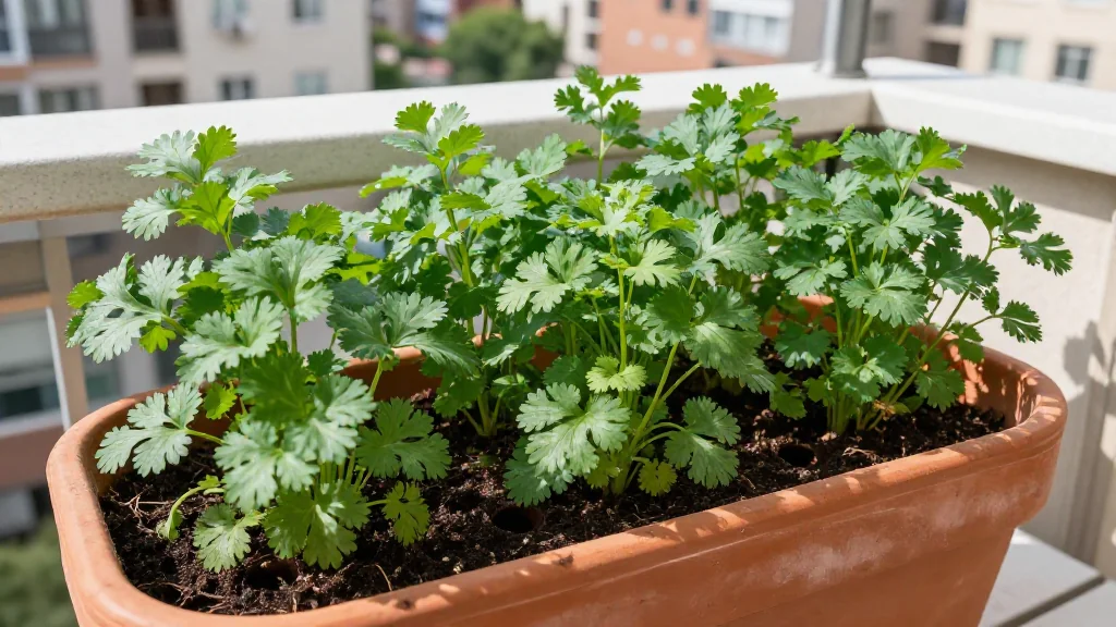 Cilantro en maceta &mdash; Latinoam&eacute;rica