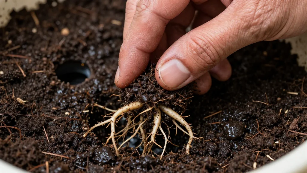 En bolsas negras de vivero para huerto en maceta &mdash; Latinoam&eacute;rica