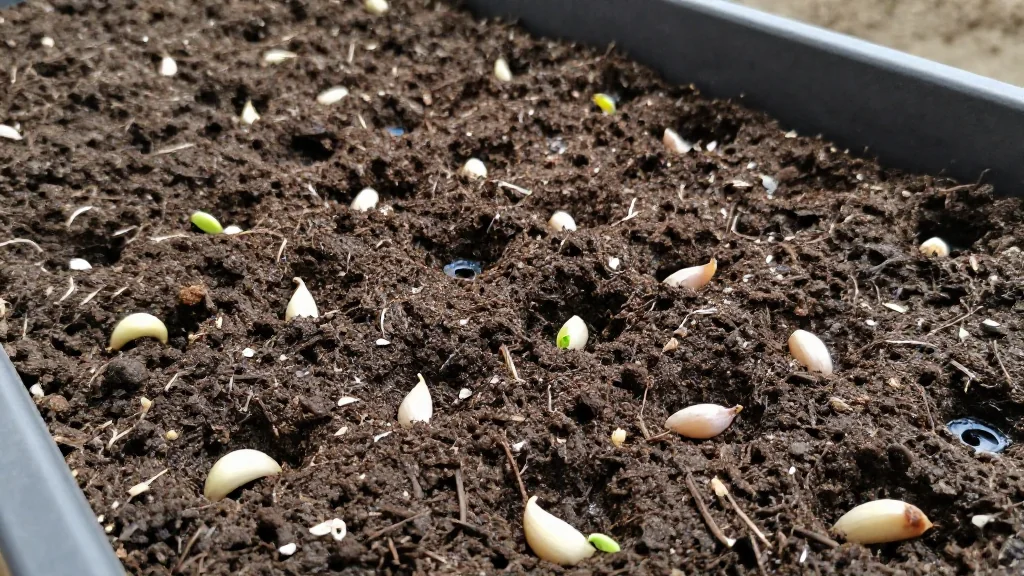 Ajo en maceta o jardinera en maceta &mdash; Latinoam&eacute;rica