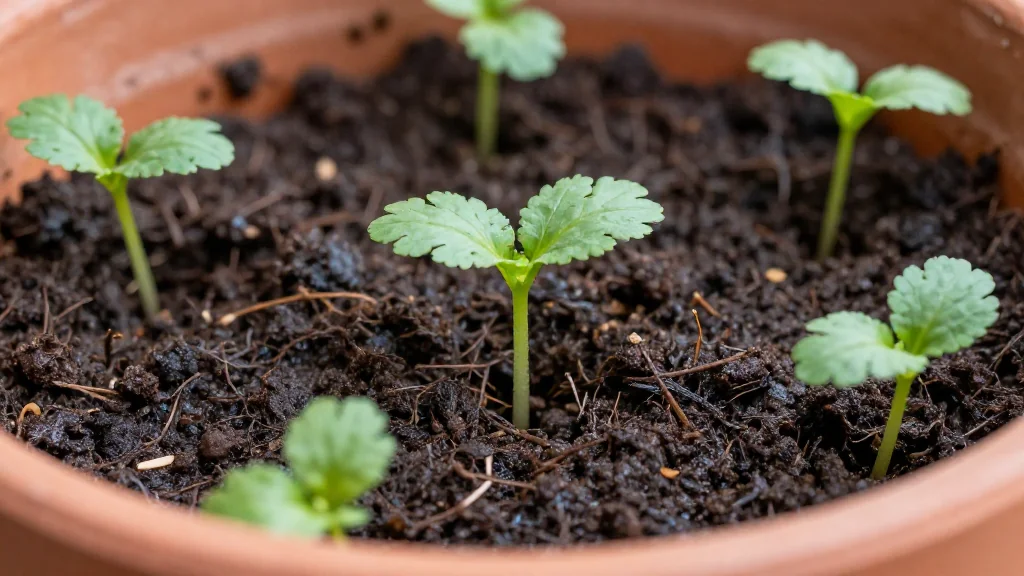 Cilantro en maceta &mdash; Latinoam&eacute;rica