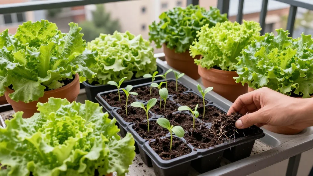 Lechuga en maceta &mdash; Latinoam&eacute;rica