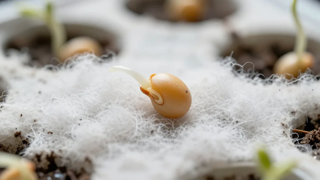 Germinaci&oacute;n de lentejas en algod&oacute;n experimento escolar en maceta &mdash; Latinoam&eacute;rica