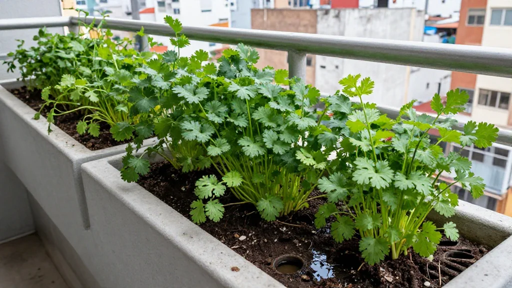 Cilantro en maceta &mdash; Latinoam&eacute;rica