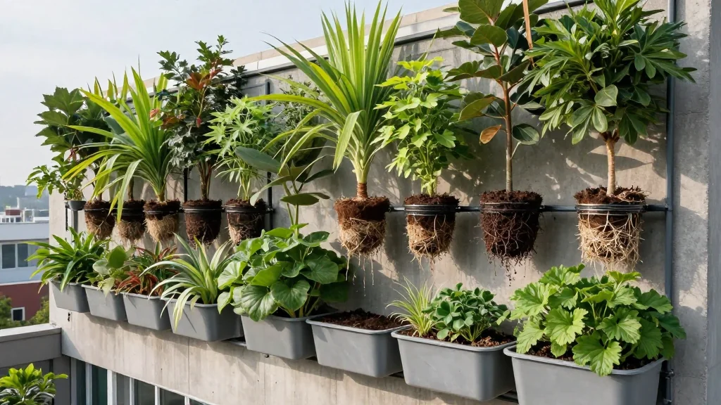 Macetas verticales para huerto urbano en pared en maceta &mdash; Latinoam&eacute;rica