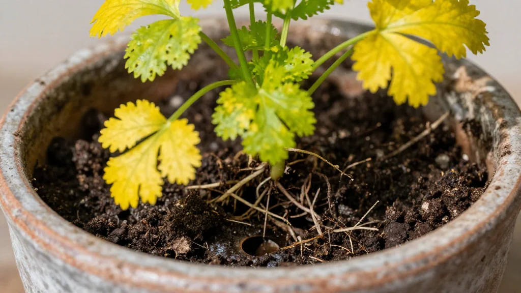 Cilantro en maceta &mdash; Latinoam&eacute;rica