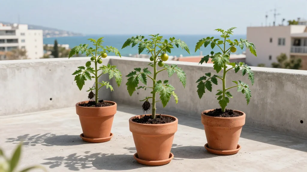 Tomate en maceta &mdash; Latinoam&eacute;rica