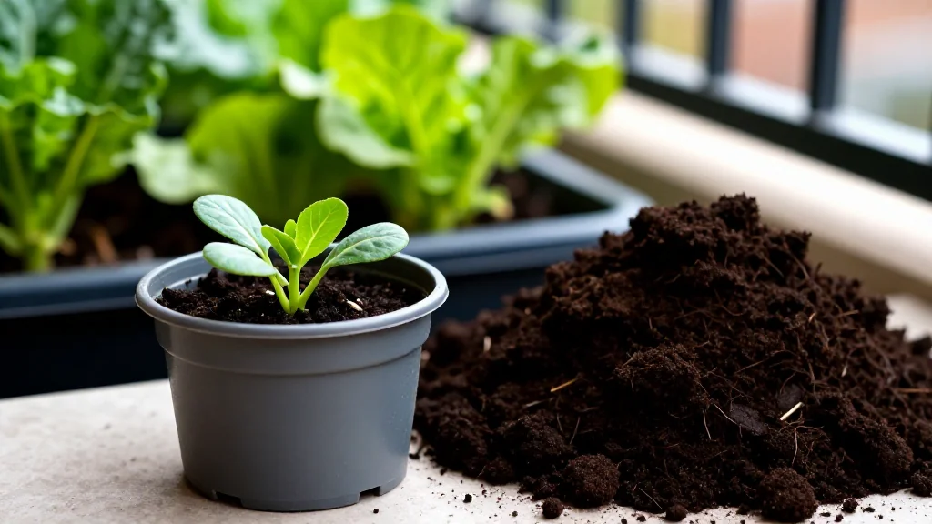 Compost en departamento sin olor en maceta &mdash; Latinoam&eacute;rica
