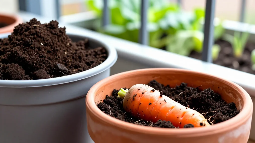 Lombricomposta en departamentos sin olor en maceta &mdash; Latinoam&eacute;rica