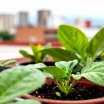 Sustrato con tierra negra y perlita en maceta &mdash; Latinoam&eacute;rica