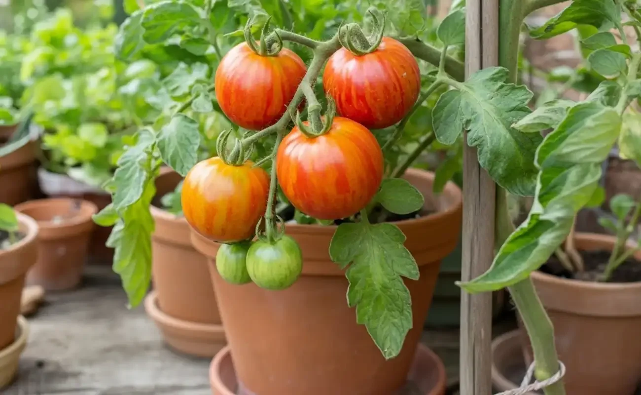 Tomate en maceta - Santiago