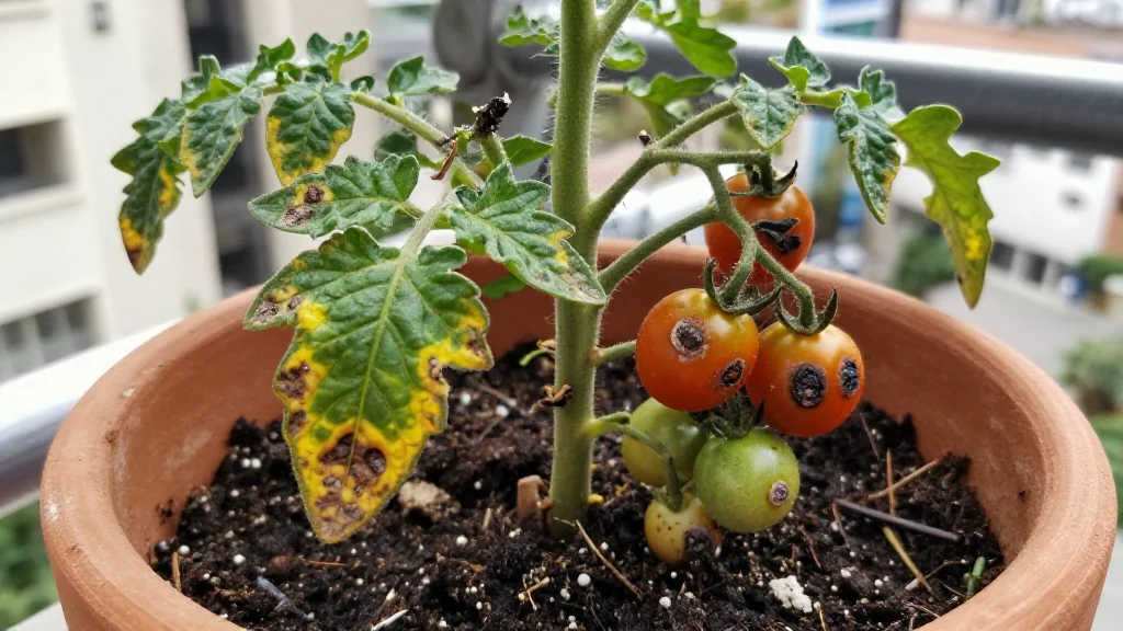 Tomate cherry en maceta - M&Atilde;&copy;xico