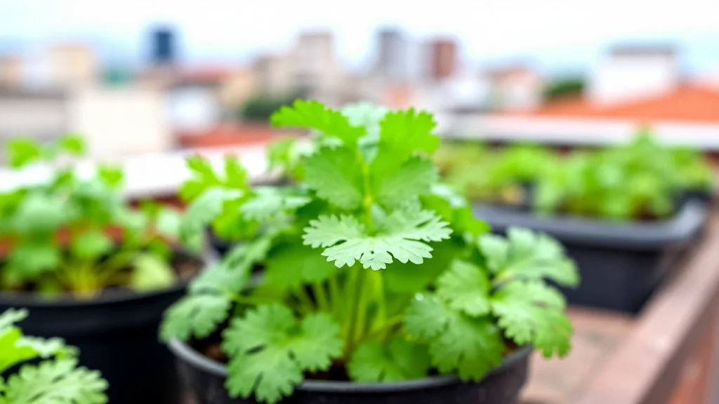 Cilantro en maceta &mdash; Latinoam&eacute;rica