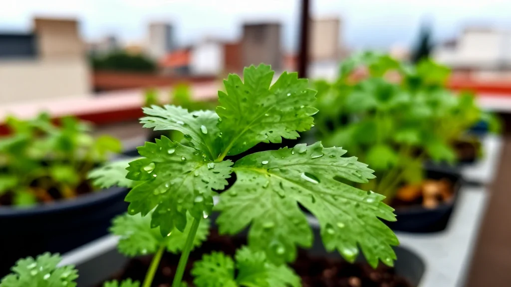 Cilantro en maceta &mdash; Latinoam&eacute;rica