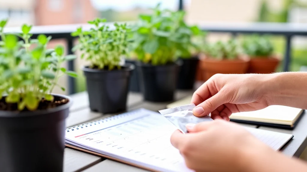 En el balc&oacute;n en oto&ntilde;o en maceta &mdash; Latinoam&eacute;rica