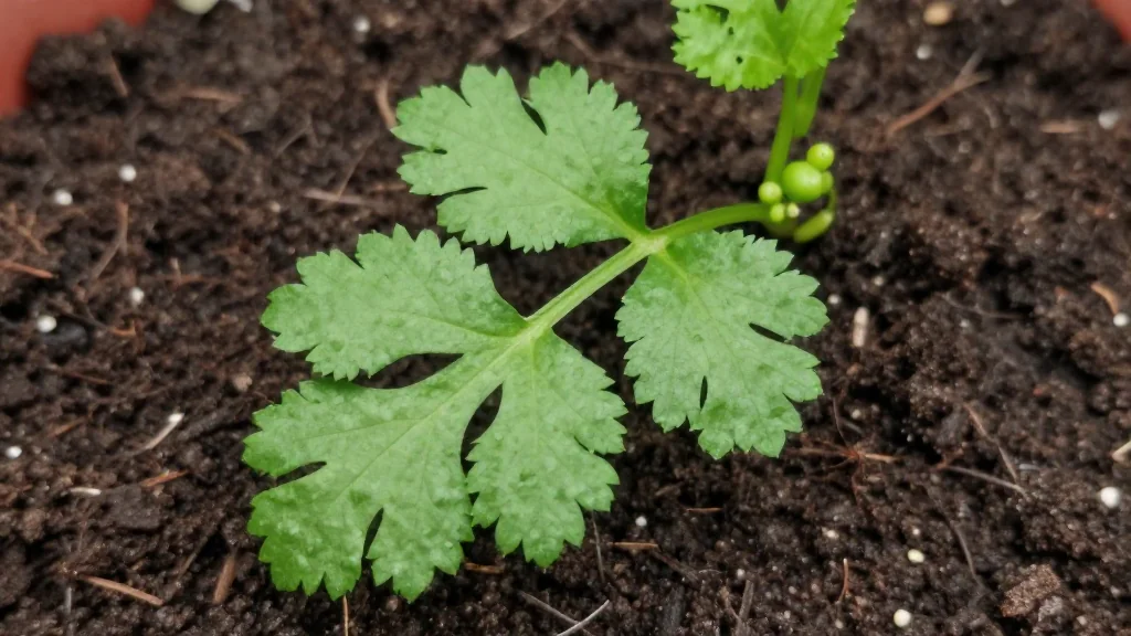 Cilantro en maceta - México