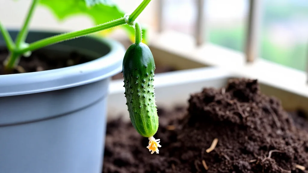 Pepino en maceta &mdash; Latinoam&eacute;rica
