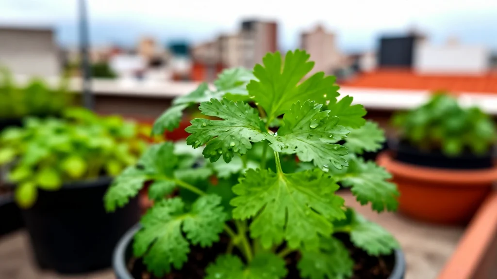 Cilantro en maceta &mdash; Latinoam&eacute;rica