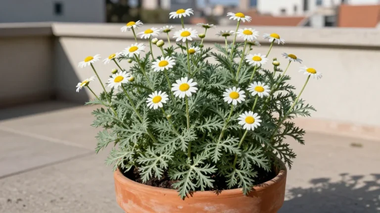 Cultivo de manzanilla en terraza en Chile: guía para huertas urba