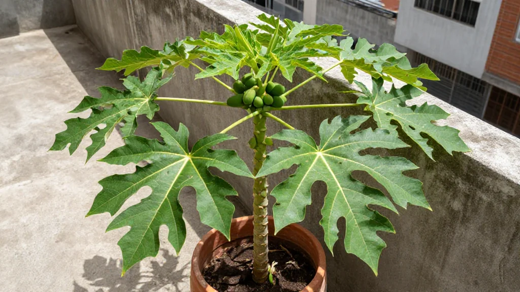Papaya en maceta - España