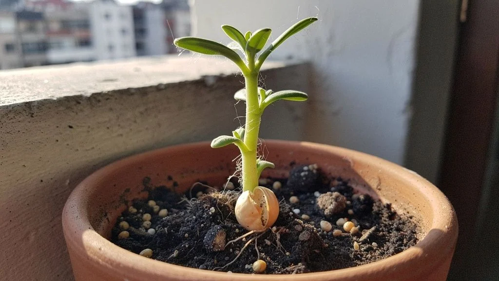 Garbanzos germinados en casa;0;16;mexico;informacional;garbanzo en maceta - M&Atilde;&copy;xico
