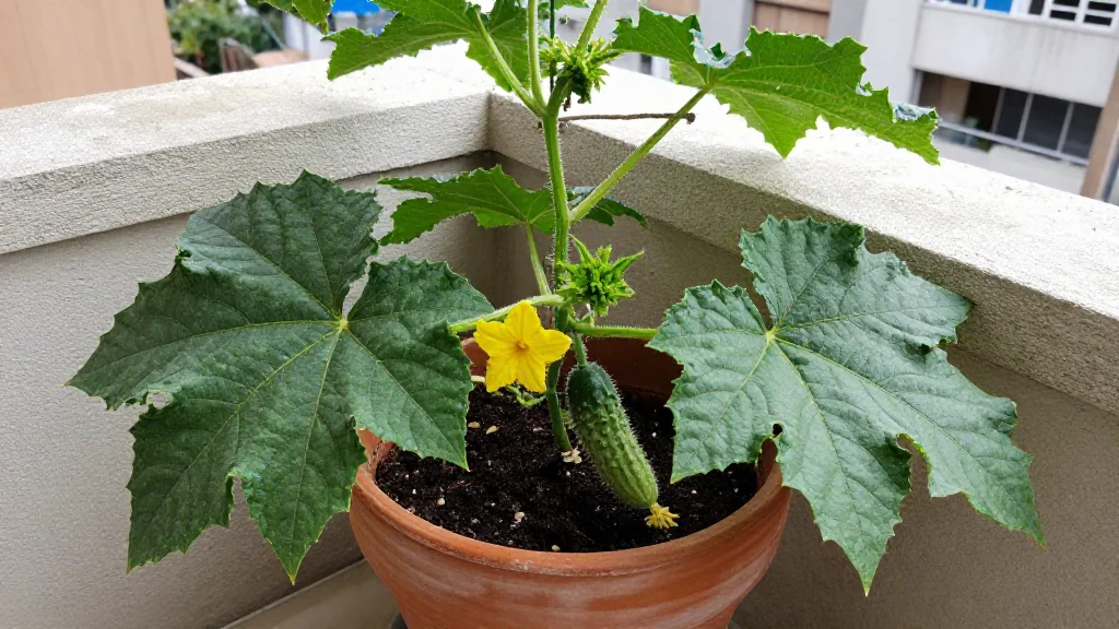 Pepino en maceta - Latinoamerica