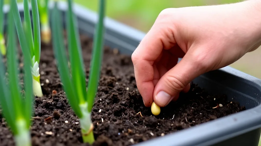 Cebolla en maceta &mdash; Latinoam&eacute;rica