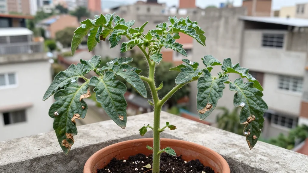 Tomate en maceta - Per&Atilde;&ordm;