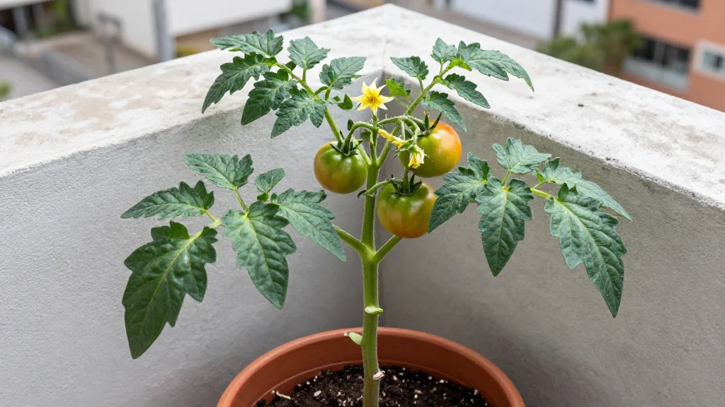 Tomate en maceta - Per&Atilde;&ordm;