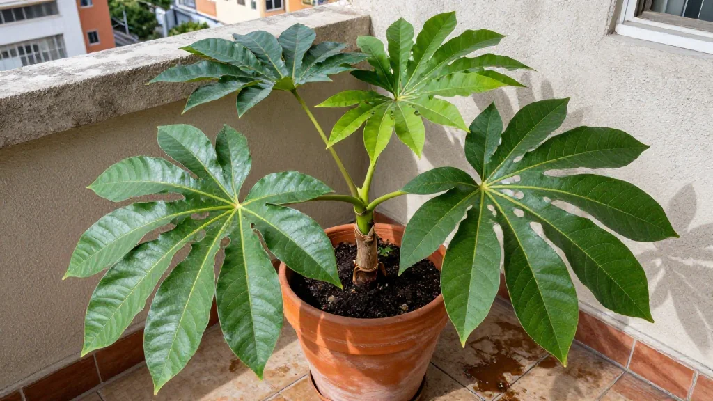 Yuca en maceta - España