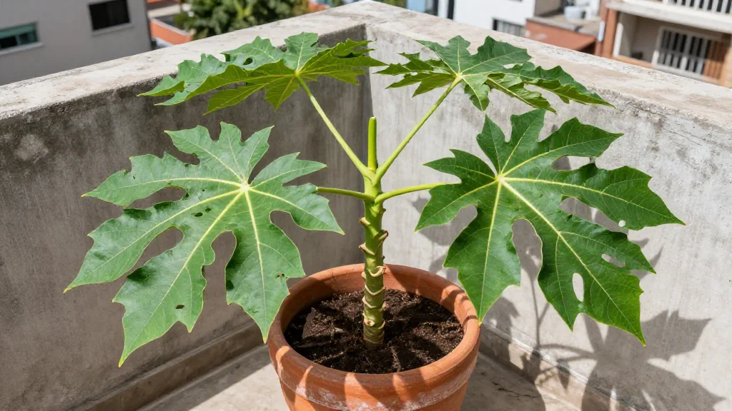 Papaya en maceta - Buenos Aires