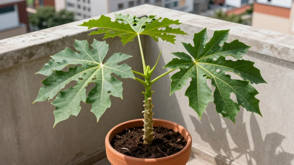 Papaya en maceta - Buenos Aires